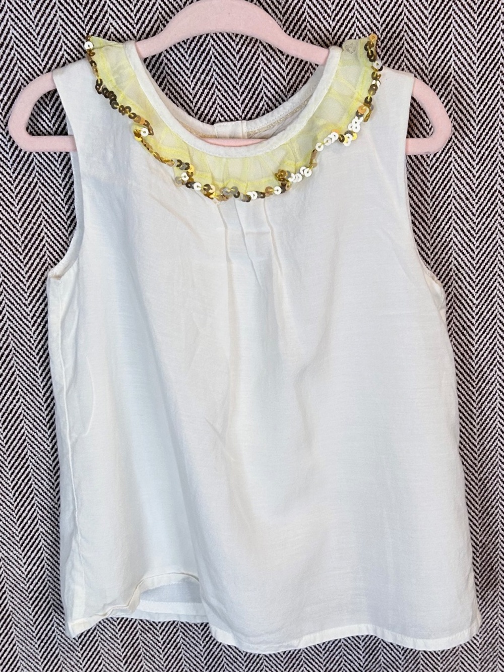 Boden Cotton blouse with Yellow and Gold Accents